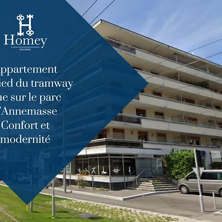 Homey Cute - Parking Inclus - Proche Geneve *